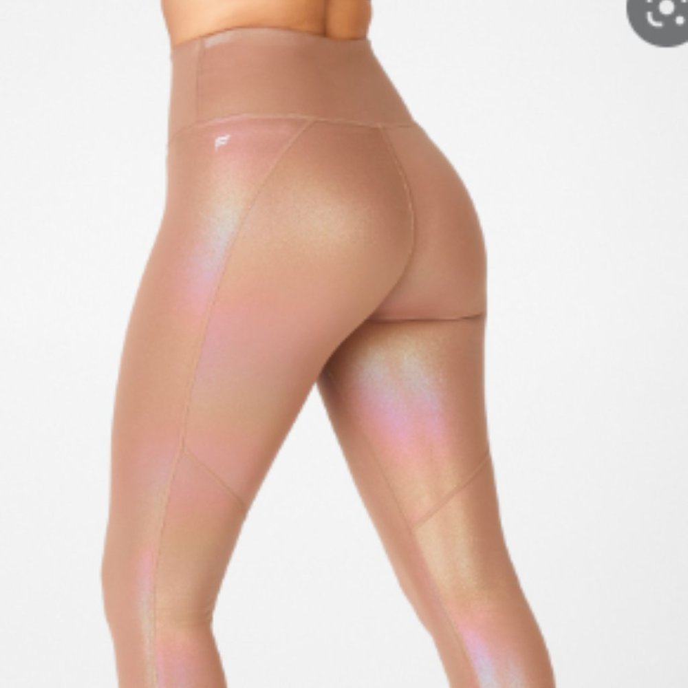 Fabletics High-Waisted Iridescent Luxe 7/8 Leggings